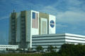 Vehicle Assembly Building with world's tallest doors at Kennedy Space Center. FL