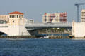 Venetian Way bridge over Biscayne Bay. Miami, FL.