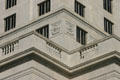Sculpted details of Miami-Dade County Courthouse. Miami, FL.