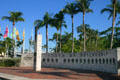 John F. Kennedy Memorial in Bayfront Park. Miami, FL.