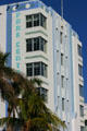 Art Deco details of Park Central Hotel. Miami Beach, FL.