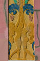 Art Deco relief detail of two women with fruit on Ocean Five Hotel. Miami Beach, FL.