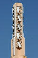 Detail of Art Deco Essex House Hotel sign tower. Miami Beach, FL.