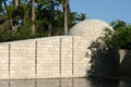 Tunnel leading to center of Holocaust Memorial. Miami Beach, FL.