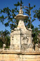 Fountain in Vizcaya Garden. Miami, FL.