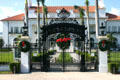 Gates of Flagler's Whitehall. Palm Beach, FL.