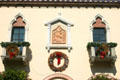 Details of Venetian-style villa at Peruvian Av. & Cocoanut Row. Palm Beach, FL.