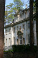 Back facade of Swan House built for cotton broker heir Edward Inman family at Atlanta Historical Museum. Atlanta, GA.