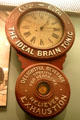 Advertising clock for Coca-Cola brain tonic given to soda fountain owners at Coca-Cola Museum. Atlanta, GA.