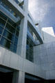 Outer structural beams of Richard Meier's wing of High Museum of Art. Atlanta, GA.