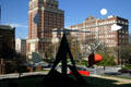 Alexander Calder Mobile at High Museum against The Peachtree building at corner of Peachtree & 16th streets. Atlanta, GA.
