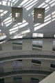 Pritzker prize-winning ramps in atrium of High Museum of Art. Atlanta, GA.