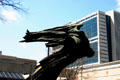 The Phoenix sculpted by Francesco Somaini near Underground Atlanta. Atlanta, GA.