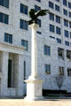 Sixth Federal Reserve District Building with sculpted bronze eagle by Elbert Weinberg. Atlanta, GA.