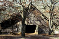 Heritage barn at Stone Mountain Park Antebellum Plantation. Atlanta, GA.
