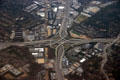 Freeway interchange east of Atlanta from air. GA.