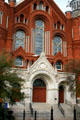 Portal of Sacred Heart Cultural Center. Augusta, GA.