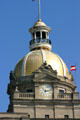 Dome of Savannah City Hall. Savannah, GA