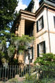 Harper-Fowlkes house headquarters of Georgia's Society of Cincinnati on Orleans Square. Savannah, GA.