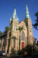 Wesley Monumental Methodist Church on Calhoun Square. Savannah, GA