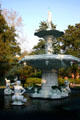 Forsyth Fountain in Forsyth Park was modeled after the one on Paris's Place de la Concorde. Savannah, GA