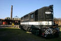 Savannah & Atlanta diesel locomotive #2715 at Roundhouse Railroad Museum & turntable. Savannah, GA.