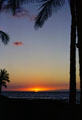 Sunset at Hilton Waikoloa Village, Kona coast. Big Island of Hawaii, HI
