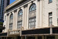 Neoclassical facade of Hawaii Theatre. Honolulu, HI.