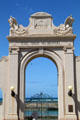 War Memorial Natatorium Memorial Archway in Kapi''olani Park. Waikiki, HI.