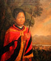 Portrait of King Kamehameha III by Robert Dampier at Honolulu Academy of Arts. Honolulu, HI.