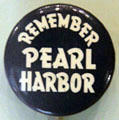 Remember Pearl Harbor button at Arizona Memorial museum. Honolulu, HI.
