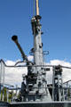 Machine gun on conning tower of USS Bowfin Submarine. Honolulu, HI.