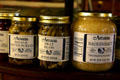 Pickles & sauerkraut in High Amana Store. High Amana, IA.