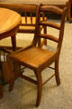 Amana-style wooden chair at Krauss Furniture Factory. South Amana, IA.