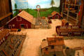 Model of family farm at Mini-Americana Barn Museum. South Amana, IA.