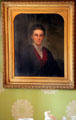 Portrait of Ruth Anne Brown Dodge wife of General Dodge at Dodge House. Council Bluffs, IA.