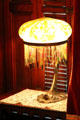Art Nouveau lamp at Dodge House. Council Bluffs, IA.