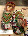 Sioux beaded moccasins at Union Pacific Railroad Museum. Council Bluffs, IA.