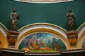Allegorical mural in rotunda of Iowa State Capitol. Des Moines, IA.