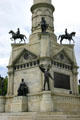 Base of Civil War or Soldiers' and Sailors' Monument at Iowa State Capitol. Des Moines, IA.