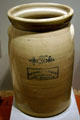 Fort Dodge Stoneware Co. butter churn at Historical Museum of Iowa. Des Moines, IA.