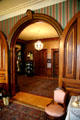 Arched door of Hoyt Sherman Mansion. Des Moines, IA.
