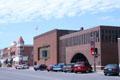 East side of Merchants' National Bank with flanking streetscape. Grinnell, IA.