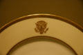 Presidential china detail at Hoover Museum. West Branch, IA.