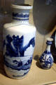 Antique blue Chinese porcelain collection of Hoovers. West Branch, IA.