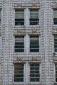 Terra cotta facade details of Wilson Building. Clinton, IA.