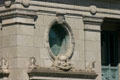 Round corner window of Peoples Gas Company Building. Chicago, IL.