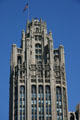 Crown of Tribune Tower. Chicago, IL