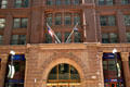 Rookery Building facade where Burham & Root used combination of masonry walls & iron frame. Chicago, IL.