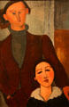 Jacques & Berthe Lipchitz portrait by Amedeo Modigliani at Art Institute of Chicago. Chicago, IL.